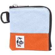 スクエアコインケーススウェットナイロン Square Coin Case Sweat Nylon CH60-3613 A102 Sax/Orange [アウトドア ワレット]