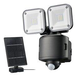 monban 防犯センサーライト 2灯ハイブリッド式 1200ルーメン LS-S120W2