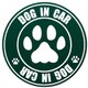 Z-3393 [DOG IN CAR ステッカー]