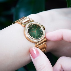 シチズンL CITIZEN Eco-Drive 腕時計 シルバー/ゴールド CITIZEN L シチズンエル スズラン エコドライブ ダイヤモンド