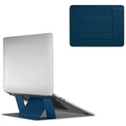 ノートパソコンスタンド 11.6~15.6インチ 超薄型 粘着タイプ ワンダーラストブルー MS006-1-BU
