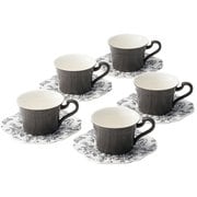 Routine-ルティーネ- コーヒーセット カップ&ソーサー 約250ml 5客セット RU-1404