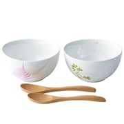 Foret カフェボウル 約12.5cm ペアセット スプーン付 FR-1800