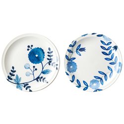 Oriental Flower ディナープレート 皿 約22cm ペアセット OF-1811