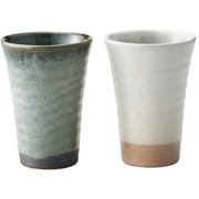 YR-1688 [ゆらり カップ タンブラー 約300ml ペアセット]