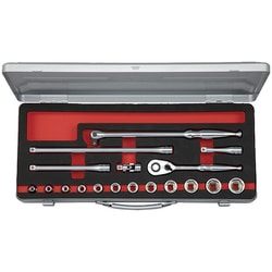 TB318A [9.5sq.ソケットセット（六角） 18点]