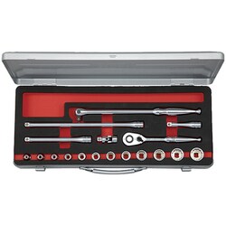 TB318WA [9.5sq.ソケットセット（十二角） 18点]