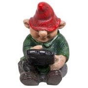 H15204 [オブジェ タブレットで遊ぶドワーフ]