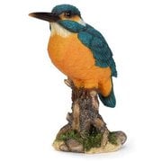H08112-1 [オブジェ 切り株にとまるカワセミ]