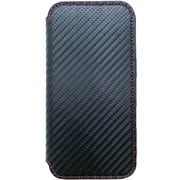 AC-P24P-PMB CBR [iPhone 16 Pro用 磁気ワイヤレス充電対応手帳型スリムケース カーボン]