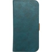 AC-P24-PB2 BLR [iPhone 16用 磁気ワイヤレス充電対応ソフトレザー手帳型ケース ブルー ストラップ付]