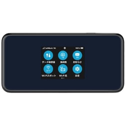 Pocket WiFi 5G モバイルWi-Fiルーター ブラック A401ZT（BK）