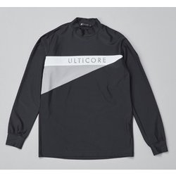 DBM02FBKM [ゴルフ メンズ 【4Dimotion Fit Split Raglan Sleeve】 長袖モックネックシャツ Mサイズ ブラック]