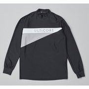 DBM02FBKM [ゴルフ メンズ 【4Dimotion Fit Split Raglan Sleeve】 長袖モックネックシャツ Mサイズ ブラック]