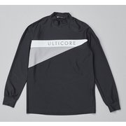 DBM02FBKL [ゴルフ メンズ 【4Dimotion Fit Split Raglan Sleeve】 長袖モックネックシャツ Lサイズ ブラック]