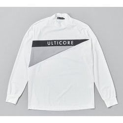 DBM02FWHM [ゴルフ メンズ 【4Dimotion Fit Split Raglan Sleeve】 長袖モックネックシャツ Mサイズ ホワイト]