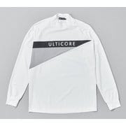 DBM02FWHM [ゴルフ メンズ 【4Dimotion Fit Split Raglan Sleeve】 長袖モックネックシャツ Mサイズ ホワイト]