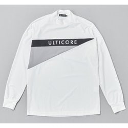 DBM02FWHL [ゴルフ メンズ 【4Dimotion Fit Split Raglan Sleeve】 長袖モックネックシャツ Lサイズ ホワイト]
