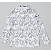 DBM04FMGM [ゴルフ メンズ 【4Dimotion Fit Split Raglan Sleeve】 長袖共衿シャツ Mサイズ ミディアムグレー]