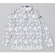 DBM04FMGL [ゴルフ メンズ 【4Dimotion Fit Split Raglan Sleeve】 長袖共衿シャツ Lサイズ ミディアムグレー]