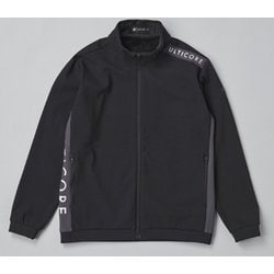 6BD01DBKL [ゴルフ メンズ 【4Dimotion Fit Split Raglan Sleeve】 長袖前開きブルゾン Lサイズ ブラック]