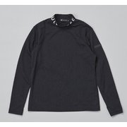 DBL03FBKM [ゴルフ レディース 【4Dimotion Fit】長袖モックネックシャツ Mサイズ ブラック]