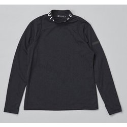 DBL03FBKL [ゴルフ レディース 【4Dimotion Fit】長袖モックネックシャツ Lサイズ ブラック]