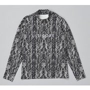DBL31FBKM [ゴルフ レディース 【4Dimotion Fit Split Raglan Sleeve】 長袖モックネックシャツ Mサイズ ブラック]