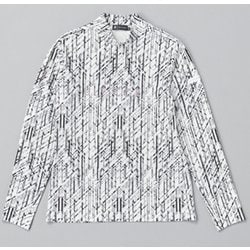 DBL31FWHM [ゴルフ レディース 【4Dimotion Fit Split Raglan Sleeve】 長袖モックネックシャツ Mサイズ ホワイト]