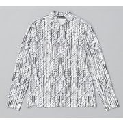 DBL31FWHL [ゴルフ レディース 【4Dimotion Fit Split Raglan Sleeve】 長袖モックネックシャツ Lサイズ ホワイト]