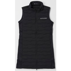 7BD01CBKL [ゴルフ レディース 【4Dimotion Fit】前開き中わたワンピース Lサイズ ブラック]