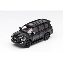 KS072-334 1/64 トヨタ ランドクルーザー LC200 Backpack version LHD ブラック [ダイキャストミニカー]
