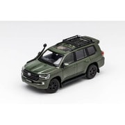 KS072-150 1/64 トヨタ ランドクルーザー LC200 Backpack version LHD グリーン [ダイキャストミニカー]