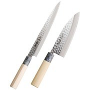 鎚起 刺身・出刃包丁 2本セット 32056