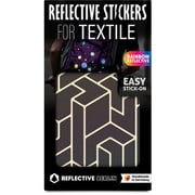 RB4931 [リフレクターシール STICKIES Isometric black-rainbow]