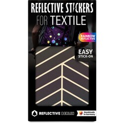 RB4993 [リフレクターシール STICKIES Universal black-rainbow]