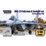 WOLWP48109 1/48 MiG-29 フルクラムA コックピットセット （アカデミー用） [プラモデル用パーツ]