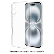 8105IP461PCCL [iPhone 16用 ULTRA LIGHT 極薄設計PCケース カメラ周囲保護 0.6mm クリア]