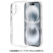 8111IP461HPLCL [iPhone 16用 ハイブリッドケース カバー ハイブリッド 極限保護 精密設計 衝撃吸収 強い 頑丈 クリア TPU＋PC]