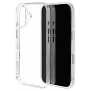 8113IP461HGCL [iPhone 16用 ハイブリッドケース カバー ハイブリッド 衝撃吸収 強い 頑丈 TPU＋GLASS 10H クリア]