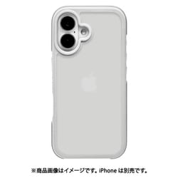 8125IP461HPWH [iPhone 16用 Air-C ハイブリッドケース TPU×PC 衝撃吸収 エアクッション付き ホワイト]