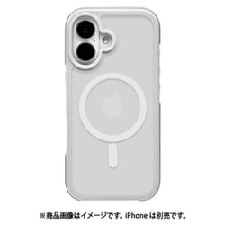 8128IP461HPMWH [iPhone 16用 Air-C ハイブリッドケース TPU×PC 衝撃吸収 エアクッション付き MagSafe対応 MIL規格 ホワイト]