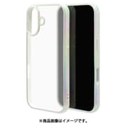 8140IP461HPWHFW [iPhone 16用 aurora ハイブリッドケース カバー ハイブリッド 衝撃吸収 強い 頑丈 TPU＋PC オーロラフレーム ホワイト フロストホワイト]