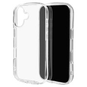 8153IP461TPCL [iPhone 16用 KAZARITAI ソフトケース TPU 衝撃吸収 透明 黄変しにくい 厚み2.7mm クリア]