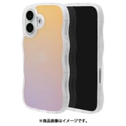 8159IP461HPHL [iPhone 16用 MY.DECOR ハイブリッドケース カバー ハイブリッド 衝撃吸収 強い 頑丈 wave ホログラム]