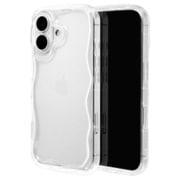 8161IP461TPCL [iPhone 16用 MY.DECOR inside ソフトケース ウェーブ TPU 衝撃吸収 クリアラメ]