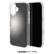 8184IP461HPBK [iPhone 16用 iLBE ハイブリッドケース カバー ハイブリッド 衝撃吸収 強い 頑丈 TPU＋PC グラデーション ブラック]