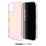 8185IP461HPPK [iPhone 16用 iLBE ハイブリッドケース カバー ハイブリッド 衝撃吸収 強い 頑丈 TPU＋PC グラデーション ピンク]