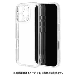 8206IP461PHPLCL [iPhone 16 Pro用 ハイブリッドケース カバー ハイブリッド 極限保護 精密設計 衝撃吸収 強い 頑丈 クリア TPU＋PC]