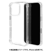 8207IP461PHPSCL [iPhone 16 Pro用 ハイブリッドケース カバー ハイブリッド 衝撃吸収 四隅保護 強い 頑丈 クリア TPU＋PC]